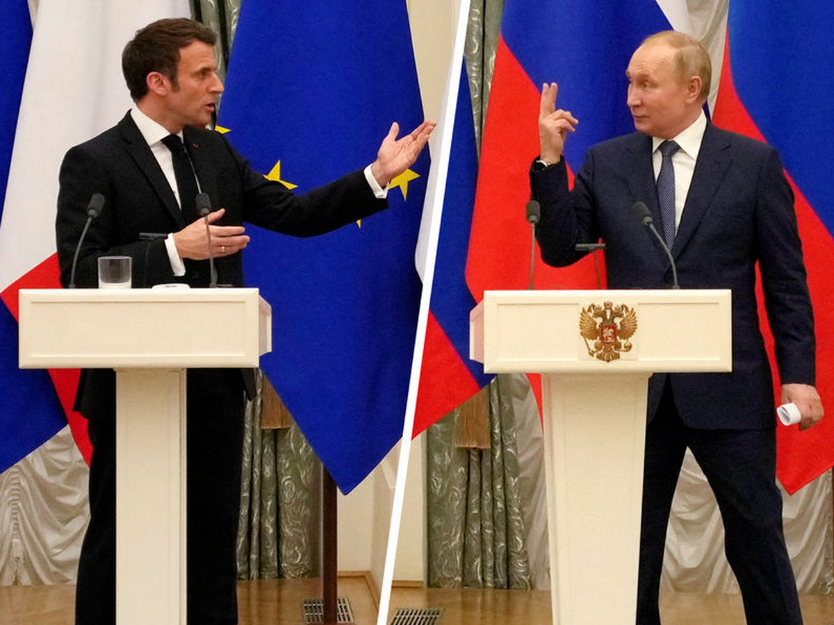 Макрон и Путин