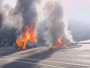 Третий день погромов в Лос-Анджелесе: задержаны 56 человек, 500 пехотинцев готовы к атаке