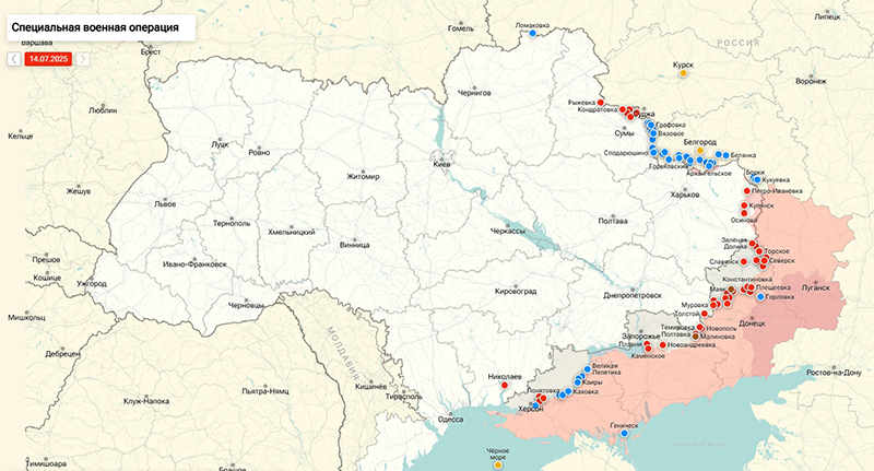 Карта Украина