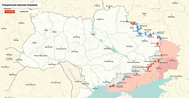 Карта Украина