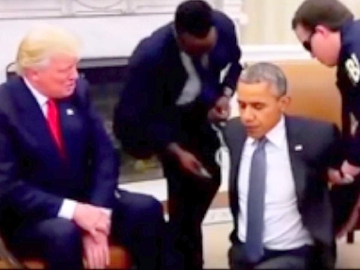 Трамп поиздевался над Обамой, опубликовав видео с его арестом