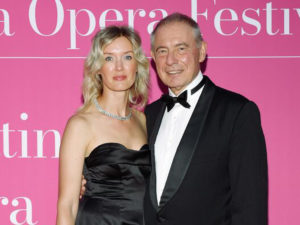 Итальянский министр Урсо с женой