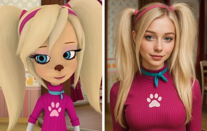 Как бы выглядели герои мультиков нашего детства в реальной жизни