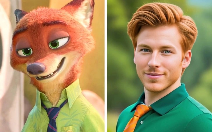 Как бы выглядели герои мультиков нашего детства в реальной жизни