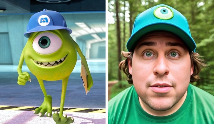 Как бы выглядели герои мультиков нашего детства в реальной жизни