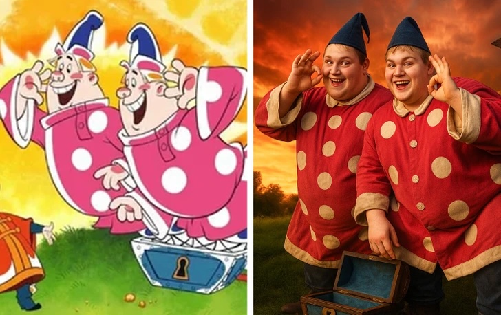 Как бы выглядели герои мультиков нашего детства в реальной жизни