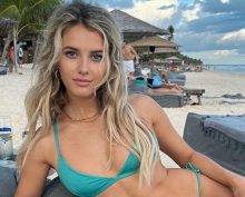 «Самая сексуальная автогонщица в мире» показала тело в откровенном бикини