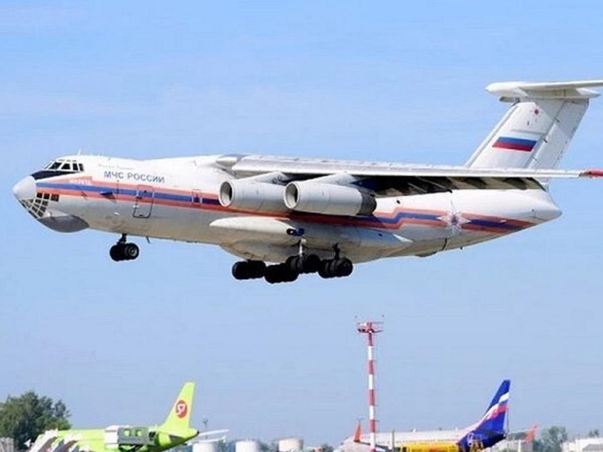 Третий спецборт Ил-76 вылетел из Внуково в Анкоридж