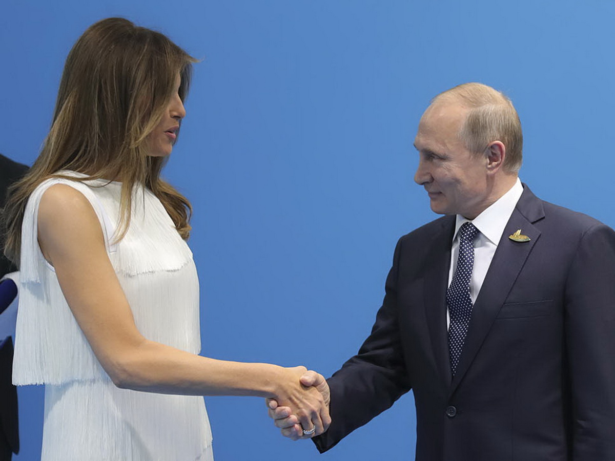 Мелания Трамп и Путин