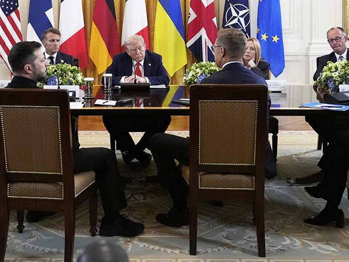 Трамп нехотя унизил европейских лидеров на встрече в Белом доме