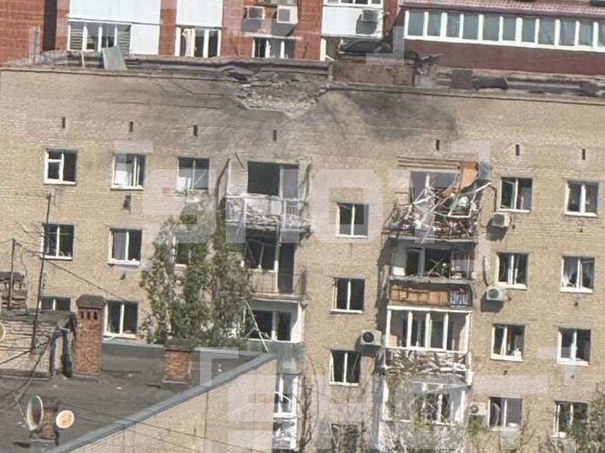 ВСУ атаковали Ростов-на-Дону: момент удара БПЛА в многоэтажку попал на видео