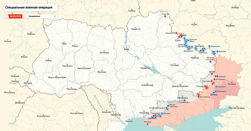 Карта Украина