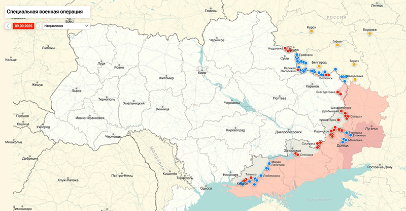 Карта Украина