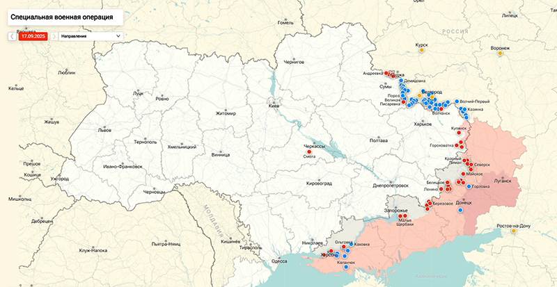 Карта Украина
