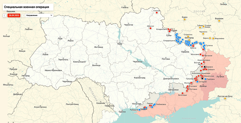 Карта Украина