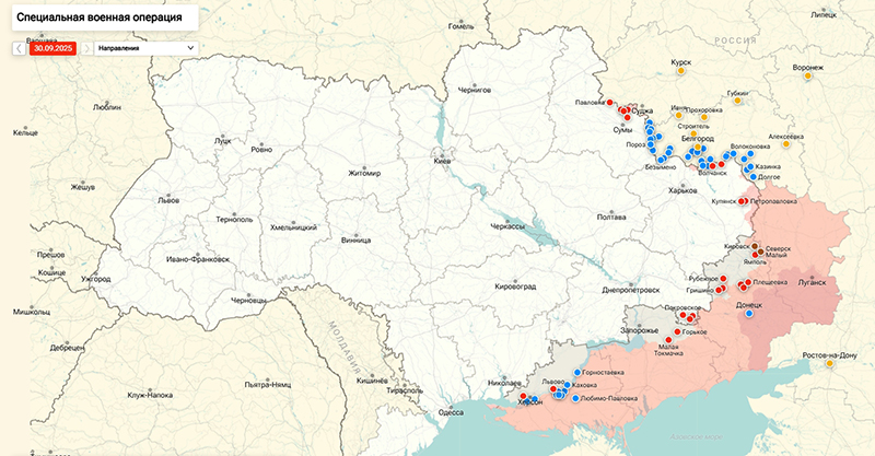 Карта Украина