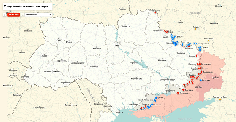 Карта Украина
