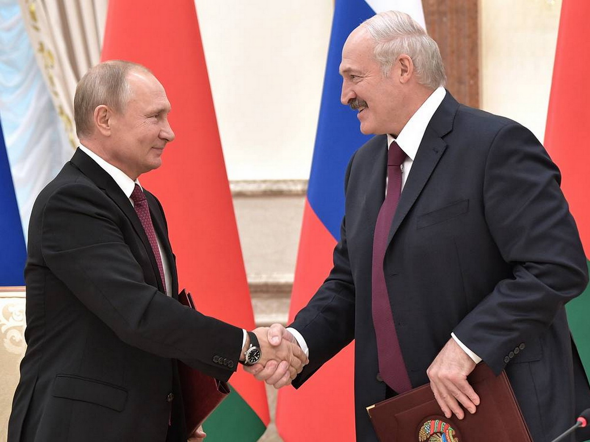 Путин и Лукашенко