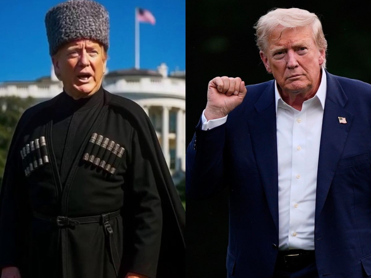 «Сам подтвердил»: Кадыров показал видео с Трампом-чеченцем