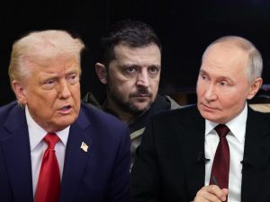 Трамп, Путин и Зеленский