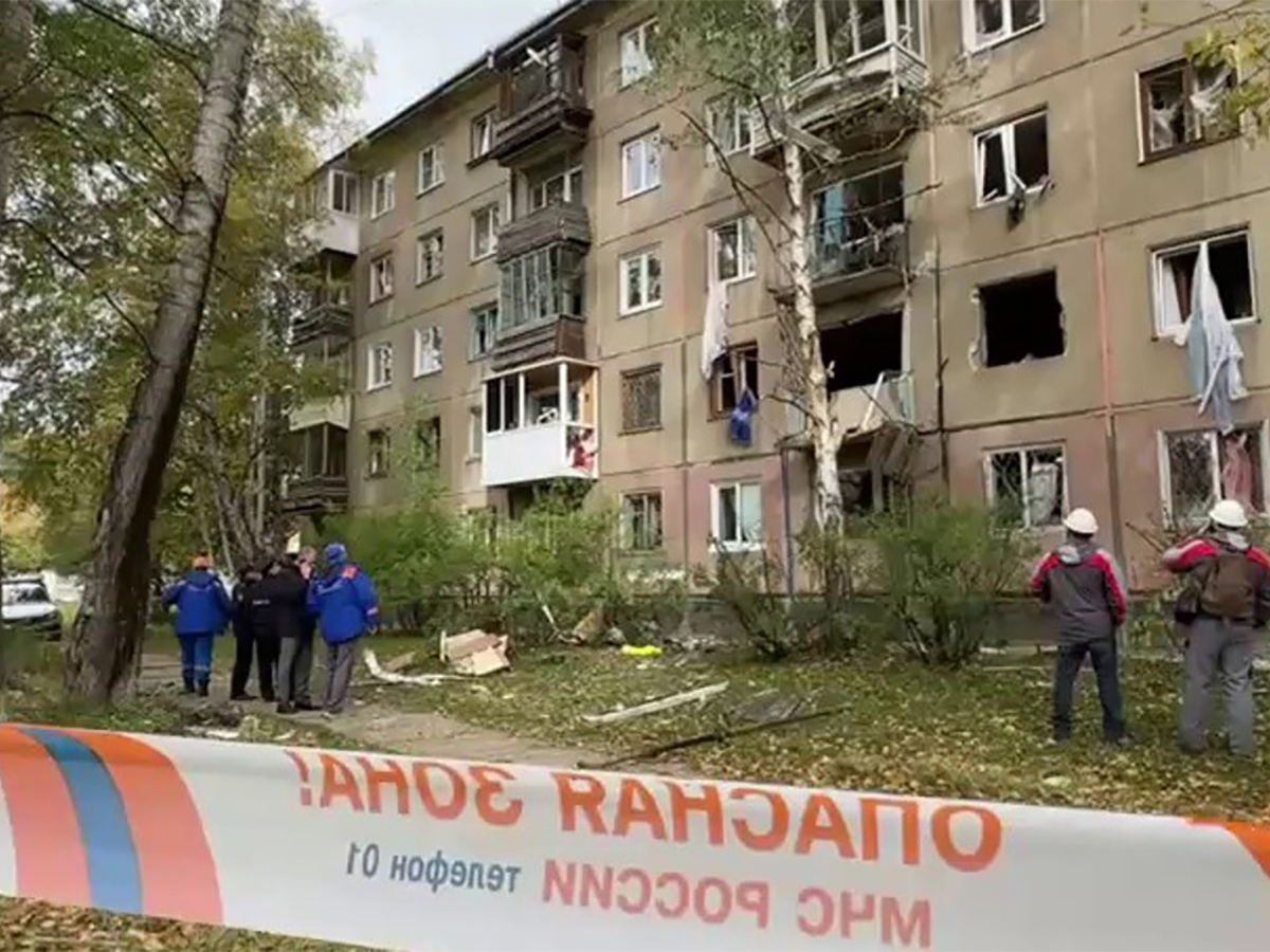 Взрыв газа Ангарск