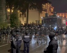 Майдан в Грузии: 21 полицейский пострадал, организаторы протестов задержаны