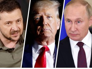Зеленский, Трамп, Путин