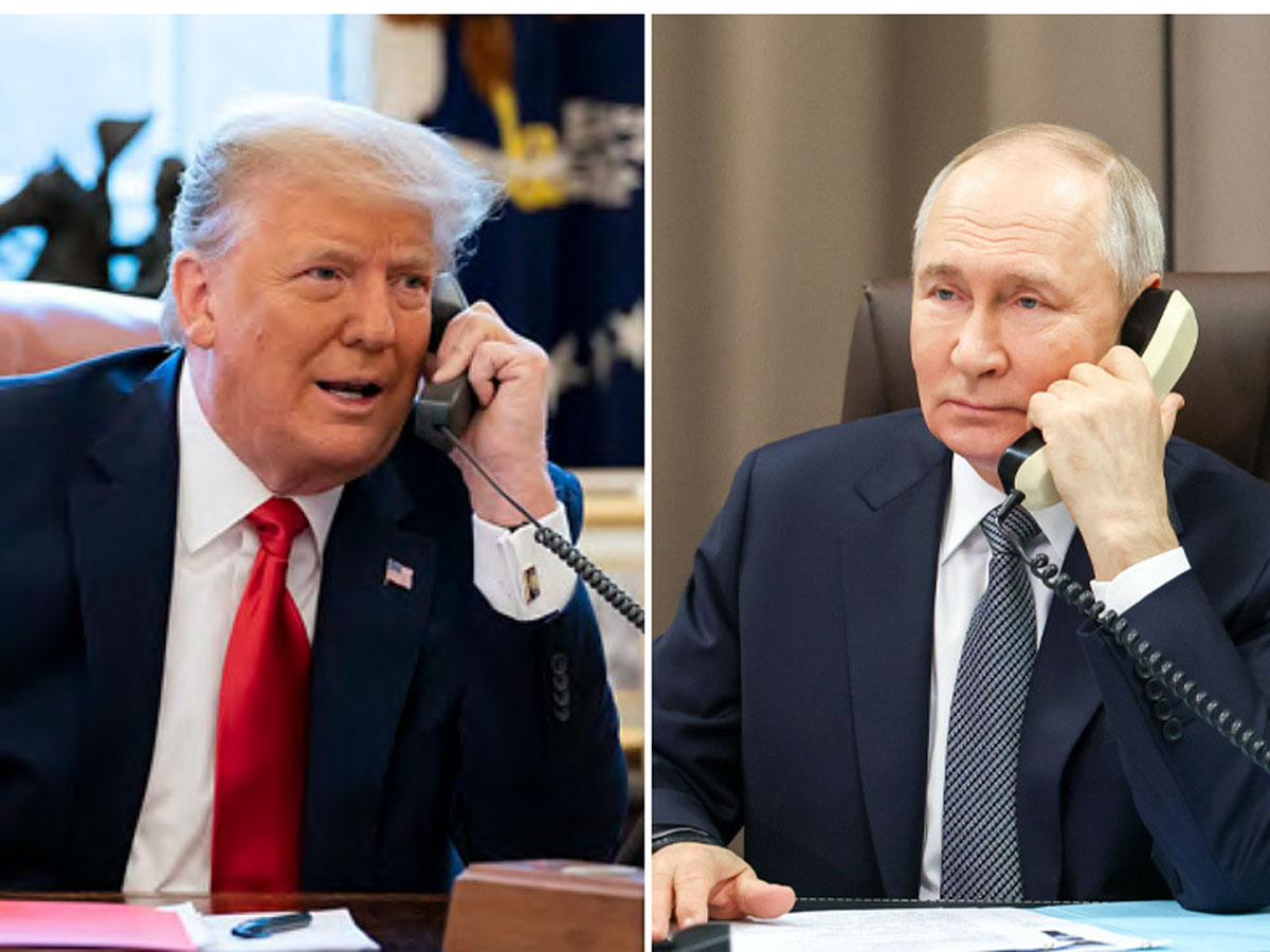 Путин и Трамп разговор