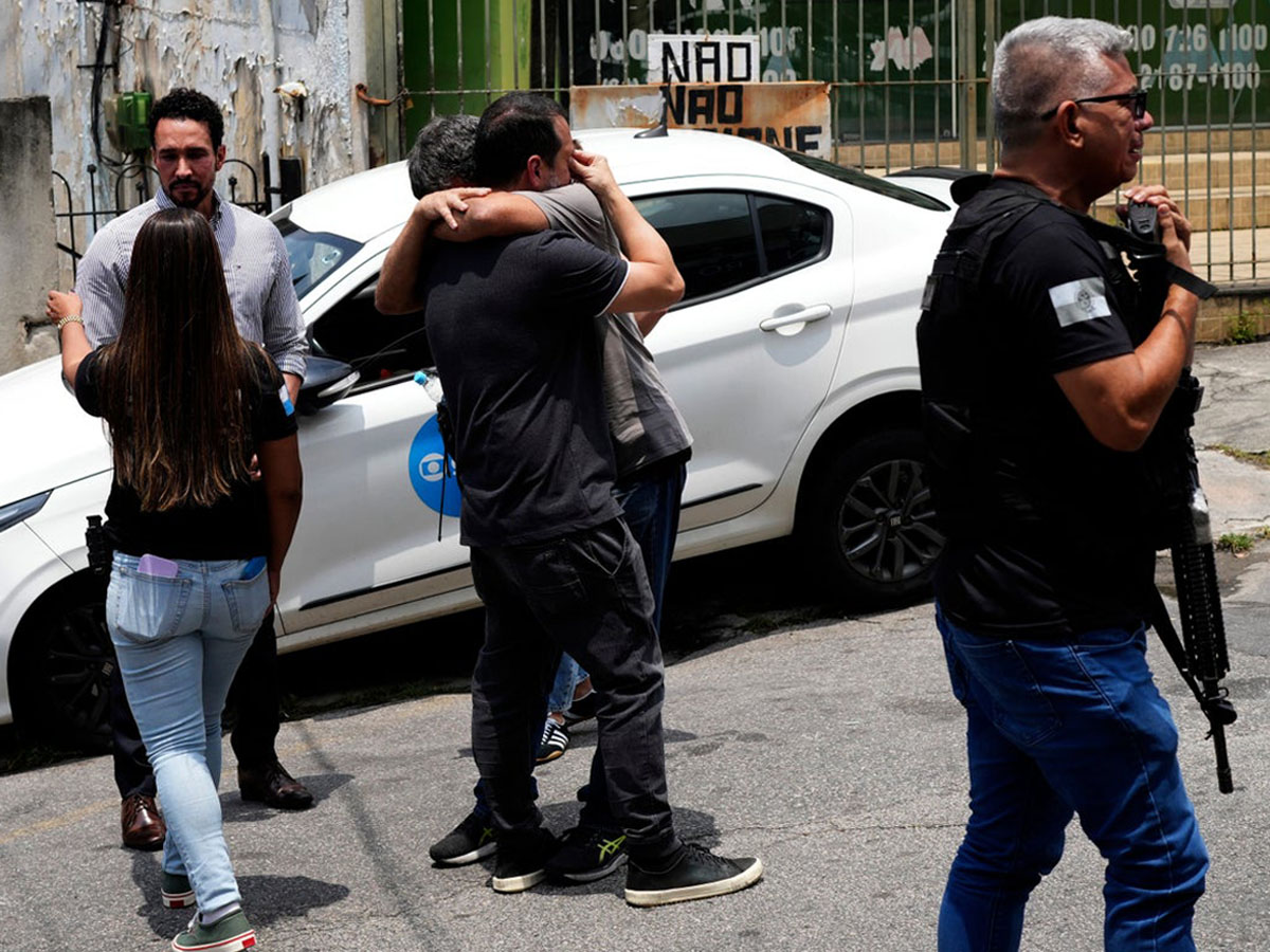 перестрелки полиции с бандой в Рио-де-Жанейро