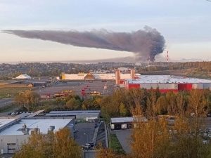 пожар НПЗ ярославль