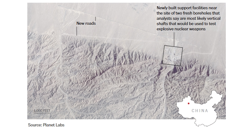 The Washington Post: Китай тайно испытал ядерную бомбу на полигоне