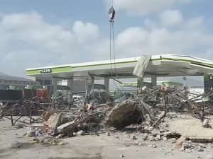 Взрыв на АЗС в Дагестане