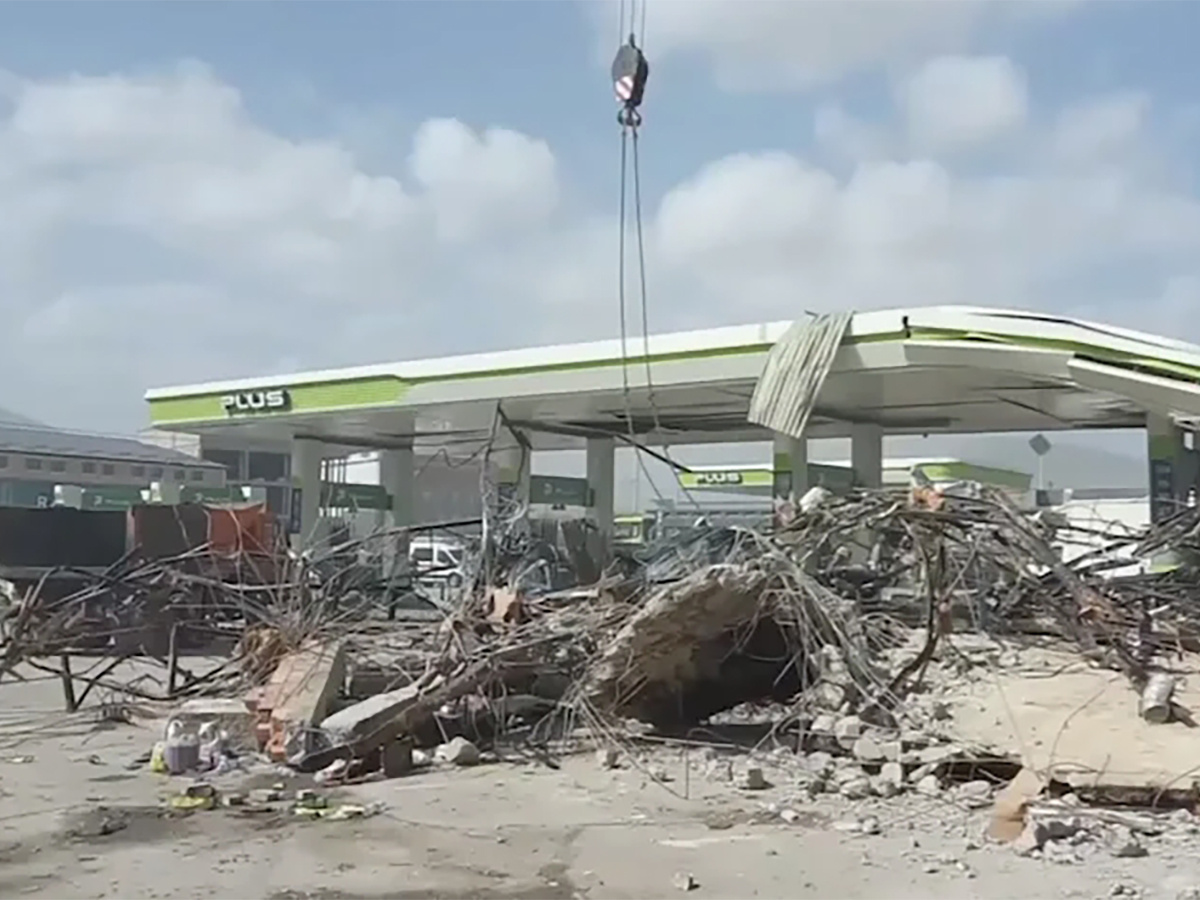 Взрыв на АЗС в Дагестане