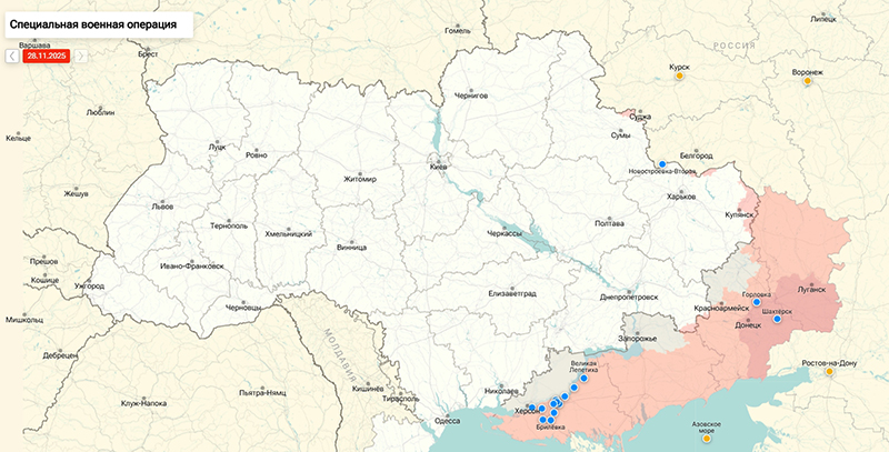 Карта Украина