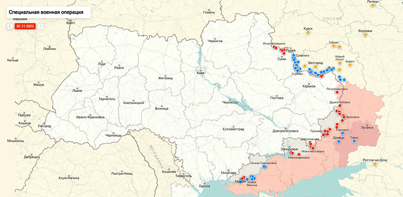 Карта Украина