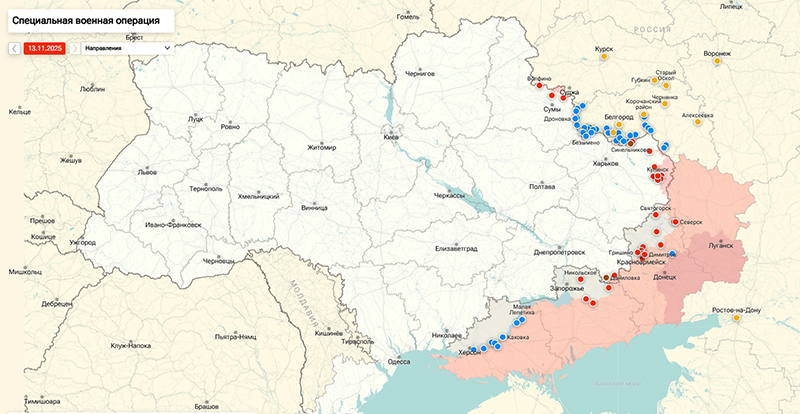 Карта Украина