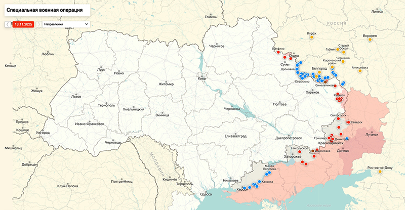 Карта Украина