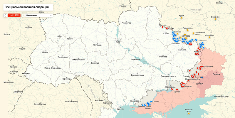 Карта Украина