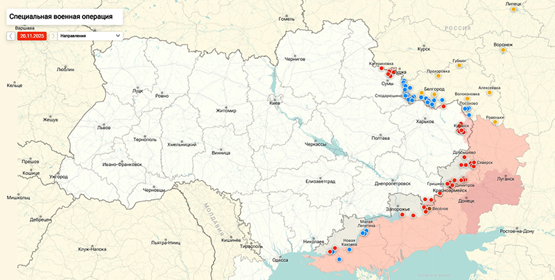 Карта Украина