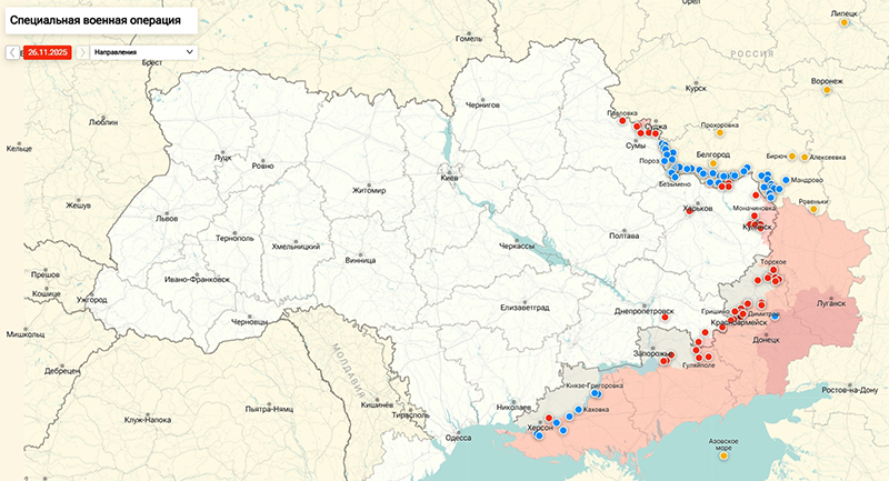 Карта Украина