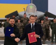 Макрон и Зеленский