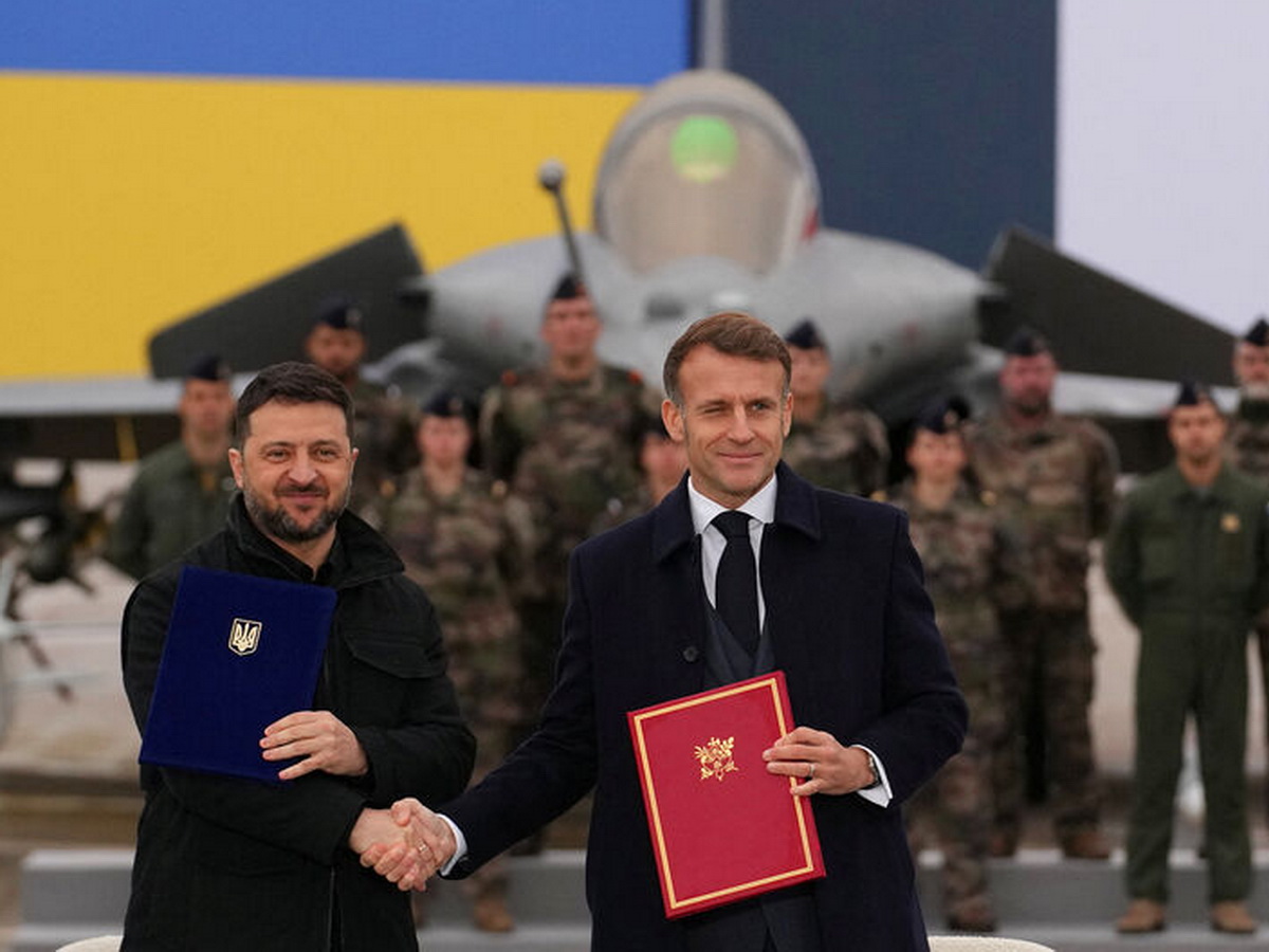 Макрон и Зеленский