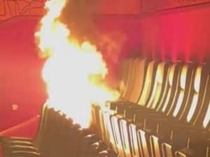 пожар в кинотеатре в Москве