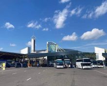 очередь из грузовиков