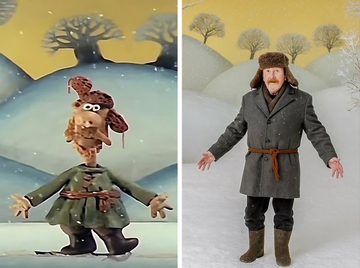 Нейросеть оживила 30 героев наших любимых мульфильмов