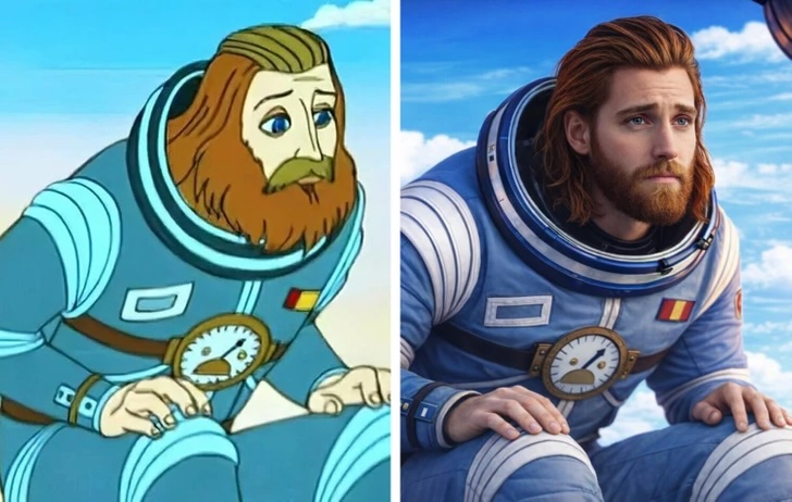 Нейросеть оживила 30 героев наших любимых мульфильмов