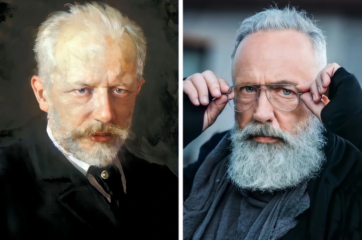 Как выглядели бы исторические личности, если бы они жили в 2025 году по версии нейросети