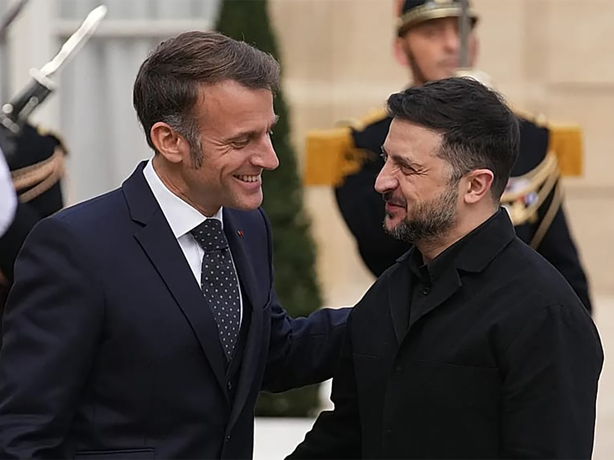 Зеленский Макрон