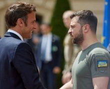 Зеленский и Макрон