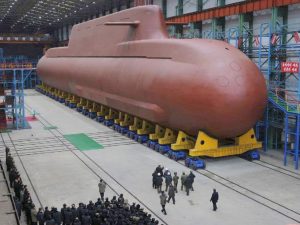 Опубликованы фото новой атомной подводной лодки КНДР